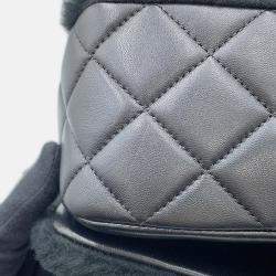 Pre Owned Chanel No.5 Comic Black/Multicolor Mouton Lambskin Chain shoulder Bag
