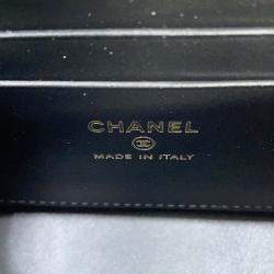 Pre Owned Chanel Matelasse Coco  Black Caviar Leather Mini Handle