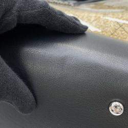 Pre Owned Chanel Matelasse 2-Way Tote Transparent/Black/Beige Plastics Leather Raffia