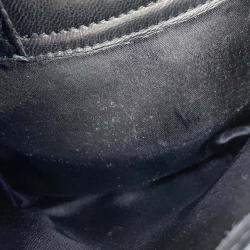 مملوكة مسبقًا حقيبة كتف شانيل سوداء جلدية مع شرابة وسلسلة ماتلاس لامبسكين