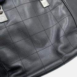 Pre Owned Chanel Chocolate Bar Tote Bag Black Caviar Leather