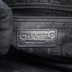 Pre Owned Chanel Chocolate Bar Tote Bag Black Caviar Leather