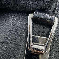 Pre Owned Chanel Chocolate Bar Tote Bag Black Caviar Leather