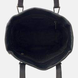 Pre Owned Chanel Chocolate Bar Tote Bag Black Caviar Leather