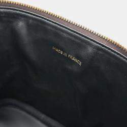 Pre Owned Chanel Brown Calfskin Timeless Vanity Handbag