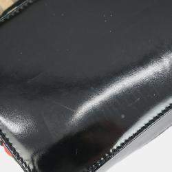 Pre Owned Chanel Black Velvet Mademoiselle Lock CC Handbag