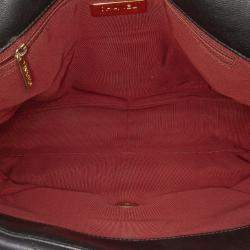 Pre Owned Chanel Black Maxi Lambskin 19 Flap