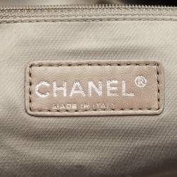 Pre Owned Chanel Black Leather Large Luxe Ligne Bowler Bag