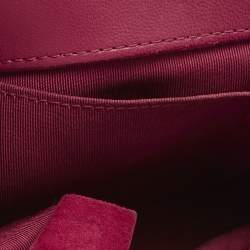 مملوكة مسبقًا Chanel Pink Quilted Leather Medium Boy Flap Bag