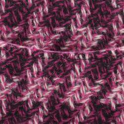 Pre Owned Chanel Pink CC Tweed Houndstooth Clutch On Chain