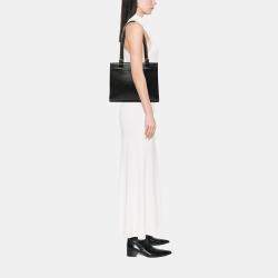 Pre Owned Chanel Black CC Caviar Turn Lock Tote