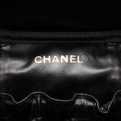 Pre Owned Chanel Black CC Caviar Vanity Case
