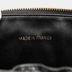 Pre Owned Chanel Black CC Caviar Vanity Case