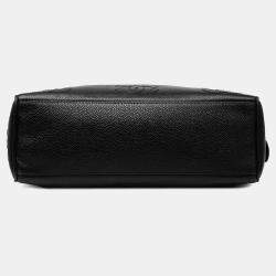 Pre Owned Chanel Black Triple CC Caviar Shoulder Bag