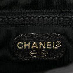 Pre Owned Chanel Black Triple CC Caviar Shoulder Bag