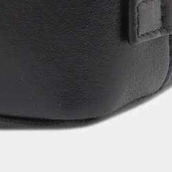 Pre Owned Chanel Black Lambskin Giant Crystal CC Camera Bag