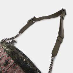 Pre Owned Chanel Brown Sequin and Quilted Lambskin Coco Cuba Waist Bag