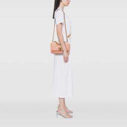 Pre Owned Chanel Pink Medium Lambskin 19 Flap