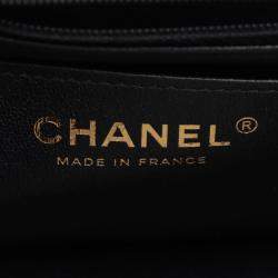 Pre Owned Chanel Blue Mini Rectangular Quilted Jersey Flap