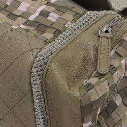 Pre Owned Chanel Brown Paris Cuba Tweed Canvas Pocket Backpack