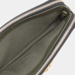 Pre Owned Chanel Black Small Quilted Caviar Boy Clutch With Chain