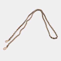 Pre Owned Chanel Black Small Quilted Caviar Boy Clutch With Chain