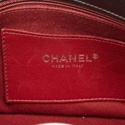 Pre Owned Chanel Grey Quilted Aged Leather Large Just Mademoiselle Bag