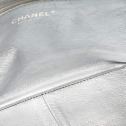 Pre Owned Chanel Black Patent Leather Luxe Ligne Flap Bag