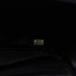 Pre Owned Chanel Black Jumbo Classic Caviar Single Flap