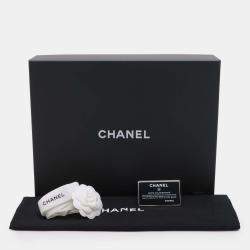 Pre Owned Chanel Multicolor Jumbo Stripe Jersey Felt and Rope Flap