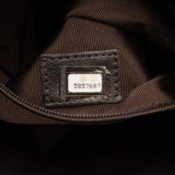 Pre Owned Chanel Burgundy Lambskin Leather Crossbody