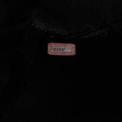 Pre Owned Chanel Black CC Caviar Shoulder Bag