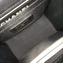 Pre Owned Chanel Black Leather Trend CC Mini Crossbody Bag