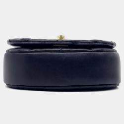 Pre Owned Chanel Black Leather Chain Mini Crossbody Bag