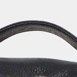 Pre Owned Chanel Black CC Caviar Vanity Case