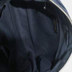 Pre Owned Chanel Vintage Black Lambskin Jersey Scales Camera Case