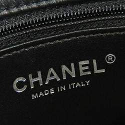 Pre Owned Chanel Black Medium Lambskin Trendy CC Top Handle Bag