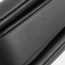 Pre Owned Chanel Black Medium Lambskin Trendy CC Top Handle Bag