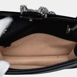 Pre Owned Chanel Navy Blue Jumbo Classic Chevron Lambskin Double Stitch Single Flap