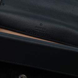 Pre Owned Chanel Navy Blue Jumbo Classic Chevron Lambskin Double Stitch Single Flap