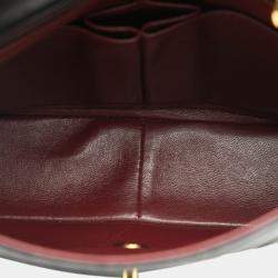 Pre Owned Chanel Black Square Quilted Lambskin Single Flap