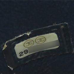 Pre Owned Chanel Navy Blue Quilted Lambskin Trendy CC Vanity Case