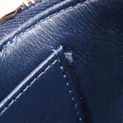 Pre Owned Chanel Navy Blue Quilted Lambskin Trendy CC Vanity Case