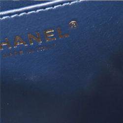Pre Owned Chanel Navy Blue Quilted Lambskin Trendy CC Vanity Case