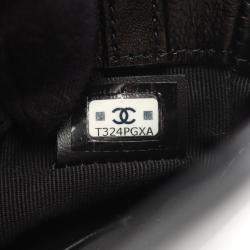 Pre Owned Chanel Chanel 31 Leather Black/Beige  Nano Shoulder Bag