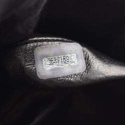 Pre Owned Chanel Matelasse Black Lambskin Leather Backpack 