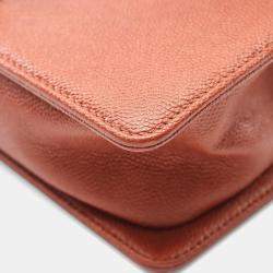 Pre Owned Chanel Boy Chanel Small Chevron V-Stitch Shoulder Bag In Brown Calfskin Leather