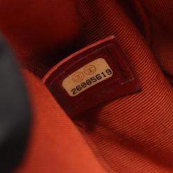 Pre Owned Chanel Boy Chanel Small Chevron V-Stitch Shoulder Bag In Brown Calfskin Leather