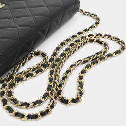 Pre Owned Chanel Timeless Classic Line Chain Wallet