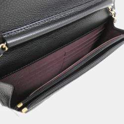 Pre Owned Chanel Timeless Classic Line Chain Wallet